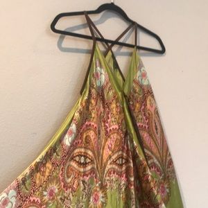 Body language Paris 💯 silk handkerchief dress.